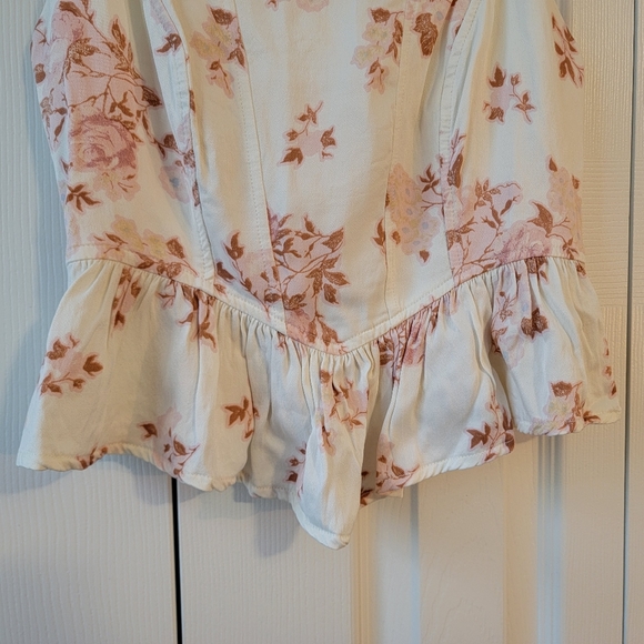 Free People April peplum corset top - Picture 2 of 6